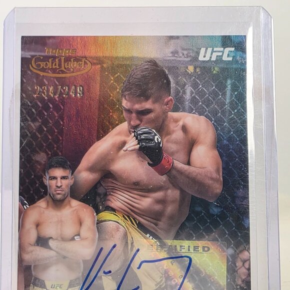 Vicente Luque Topps Gold Label UFC Certified Autograph Card #234/249 2024 Topps - Picture 3 of 11